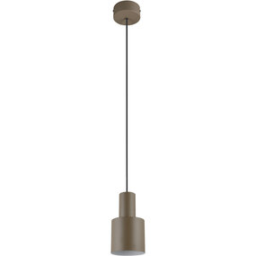 LED Hanglamp Taupe - Metalen LED Lamp met E27 Fitting