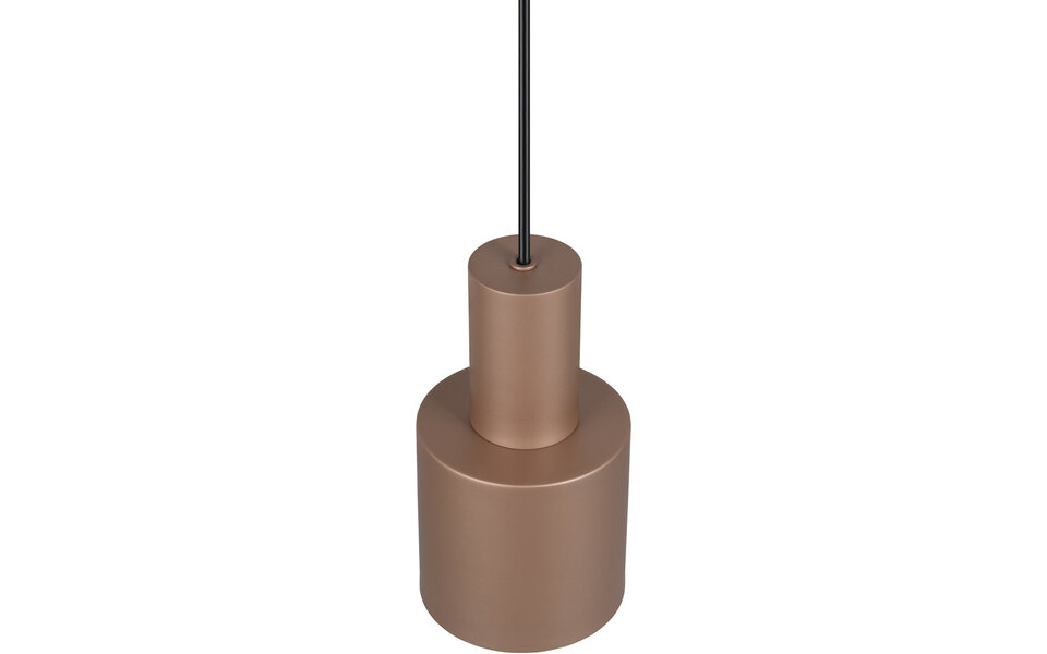 HLW LED Metalen LED Hanglamp Trion Dago - Koffiekleur, Verstelbaar, E27 Fitting