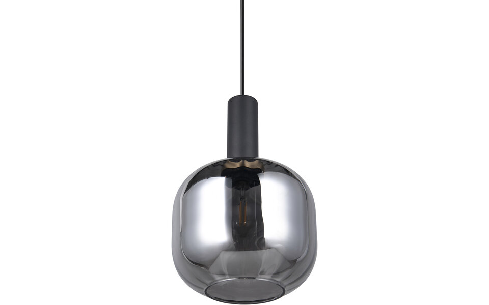 HLW LED Moderne Zwarte LED Hanglamp met Glas en Metaal - Verstelbare Trion Pala HLW LED Moderne Zwarte LED Hanglamp met Glas en Metaal - Verstelbare Trion Pala