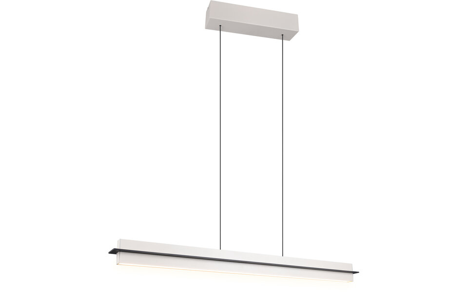 HLW LED Moderne Grijze Metalen LED Hanglamp Trion Semih 22W met Aanpasbare Kleur HLW LED Moderne Grijze Metalen LED Hanglamp Trion Semih 22W met Aanpasbare Kleur