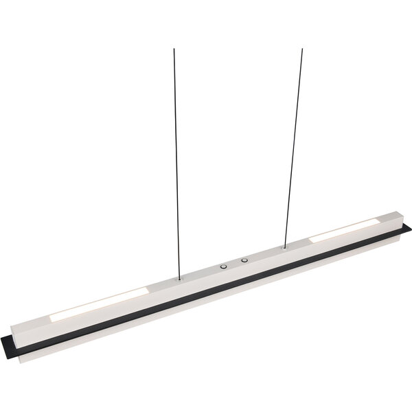 HLW LED Moderne Grijze Metalen LED Hanglamp Trion Semih 22W met Aanpasbare Kleur
