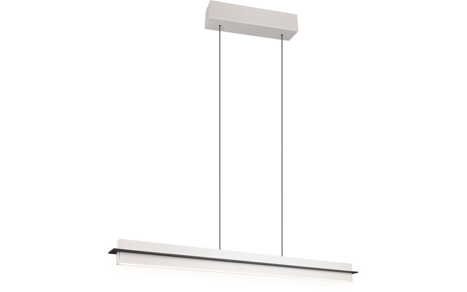 HLW LED Moderne Grijze Metalen LED Hanglamp Trion Semih 22W met Aanpasbare Kleur HLW LED Moderne Grijze Metalen LED Hanglamp Trion Semih 22W met Aanpasbare Kleur