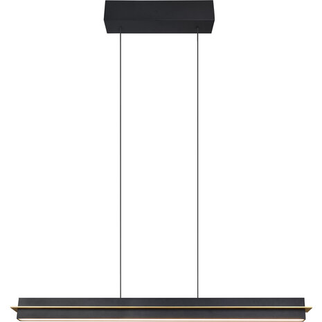 HLW LED LED Hanglamp Trion Semih - Metalen Zwarte LED Hanglamp 22W met Aanraakschakelaar HLW LED LED Hanglamp Trion Semih - Metalen Zwarte LED Hanglamp 22W met Aanraakschakelaar