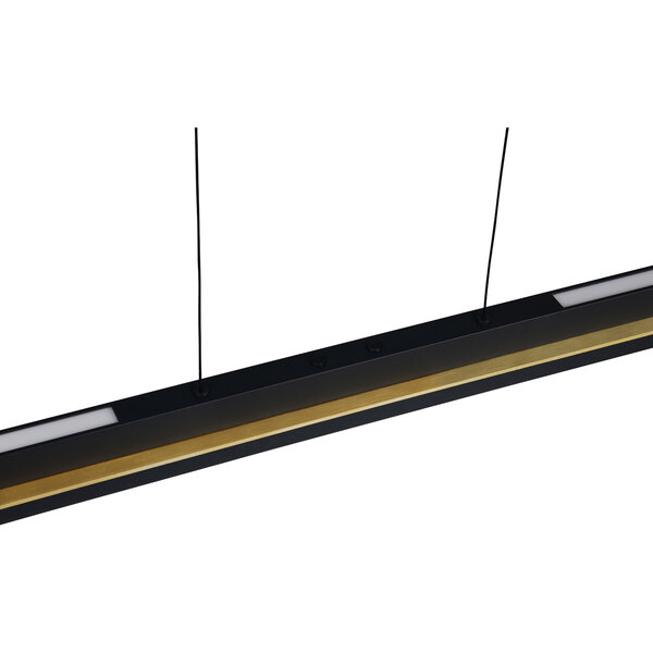 HLW LED LED Hanglamp Trion Semih - Metalen Zwarte LED Hanglamp 22W met Aanraakschakelaar HLW LED LED Hanglamp Trion Semih - Metalen Zwarte LED Hanglamp 22W met Aanraakschakelaar