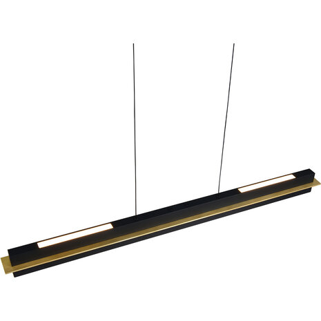 HLW LED LED Hanglamp Trion Semih - Metalen Zwarte LED Hanglamp 22W met Aanraakschakelaar HLW LED LED Hanglamp Trion Semih - Metalen Zwarte LED Hanglamp 22W met Aanraakschakelaar