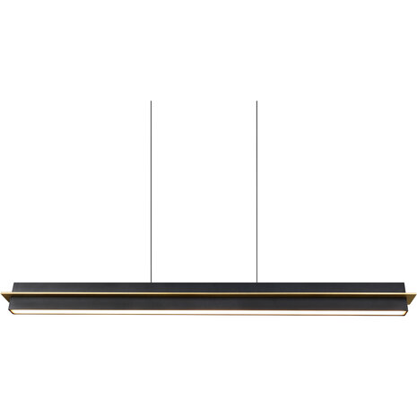 HLW LED LED Hanglamp Trion Semih - Metalen Zwarte LED Hanglamp 22W met Aanraakschakelaar HLW LED LED Hanglamp Trion Semih - Metalen Zwarte LED Hanglamp 22W met Aanraakschakelaar