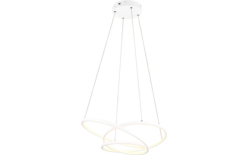 HLW LED Trion Alvin Dimbare LED Hanglamp 34W - Mat Wit Metalen Rond Design HLW LED Trion Alvin Dimbare LED Hanglamp 34W - Mat Wit Metalen Rond Design