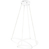 HLW LED Trion Alvin Dimbare LED Hanglamp 34W - Mat Wit Metalen Rond Design