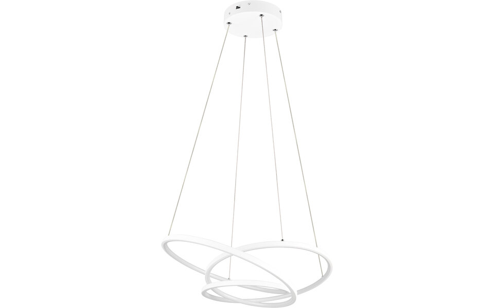 HLW LED Trion Alvin Dimbare LED Hanglamp 34W - Mat Wit Metalen Rond Design HLW LED Trion Alvin Dimbare LED Hanglamp 34W - Mat Wit Metalen Rond Design