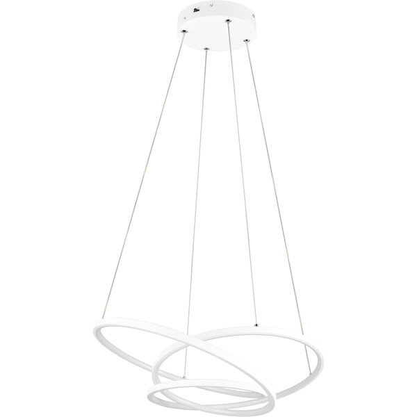 HLW LED Trion Alvin Dimbare LED Hanglamp 34W - Mat Wit Metalen Rond Design