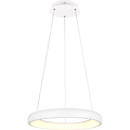 38W Dimbare LED Hanglamp - Metalen & Witte LED Lamp met Aanpasbare Kleur
