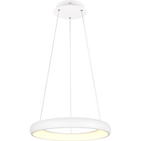 Dimbare LED Hanglamp 38W - Mat Wit & Metaal
