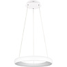 HLW LED 38W Dimbare LED Hanglamp - Metalen & Witte LED Lamp met Aanpasbare Kleur