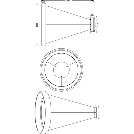 HLW LED 38W Dimbare LED Hanglamp - Metalen & Witte LED Lamp met Aanpasbare Kleur