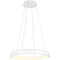Moderne Dimbare LED Hanglamp 59W - Mat Wit, Metalen & Aanpasbaar