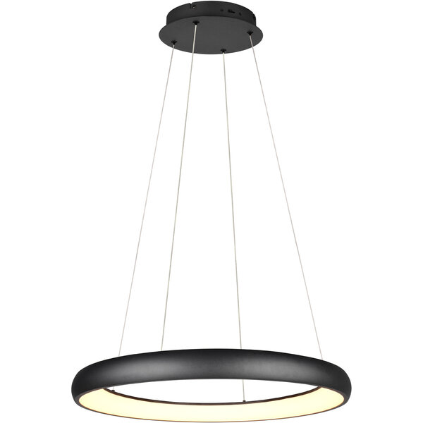 HLW LED Dimbare LED Hanglamp Trion Kardo - Metalen Mat Zwarte LED 59W