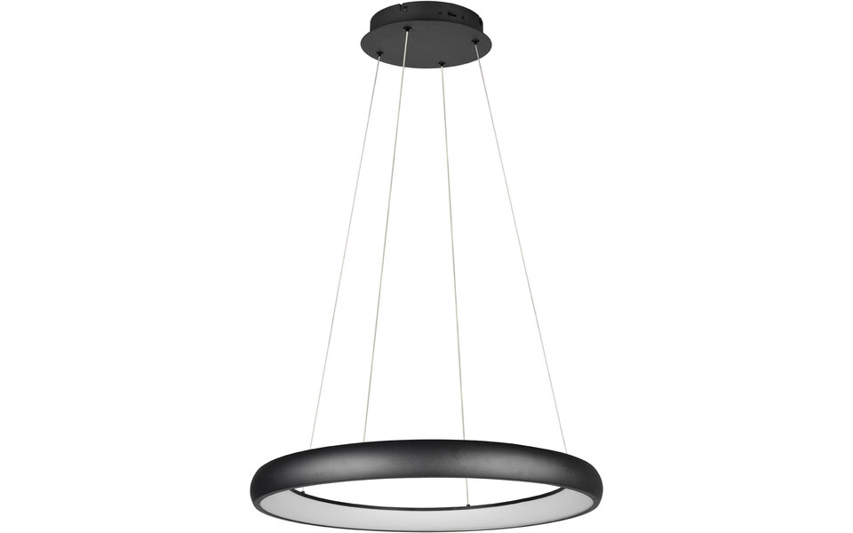 HLW LED Dimbare LED Hanglamp Trion Kardo - Metalen Mat Zwarte LED 59W