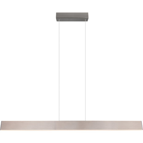 HLW LED LED Hanglamp Trion Hala 35W - Metalen Design, Mat Nikkel & Aanraakschakelaar HLW LED LED Hanglamp Trion Hala 35W - Metalen Design, Mat Nikkel & Aanraakschakelaar