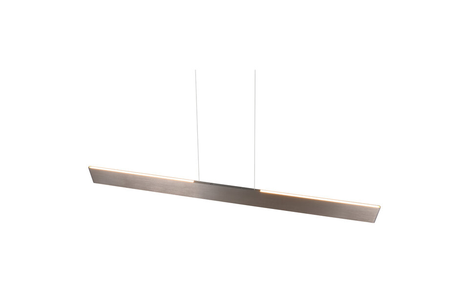 HLW LED LED Hanglamp Trion Hala 35W - Metalen Design, Mat Nikkel & Aanraakschakelaar