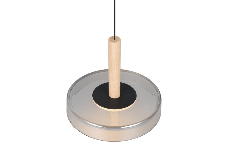 HLW LED Metalen Dimbare LED Hanglamp 10W - Zwart & Wit - Warm Wit 3000K