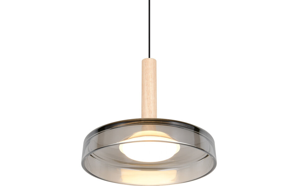 HLW LED Metalen Dimbare LED Hanglamp 10W - Zwart & Wit - Warm Wit 3000K