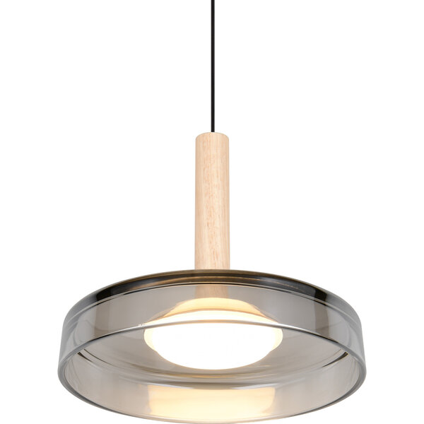 HLW LED Metalen Dimbare LED Hanglamp 10W - Zwart & Wit - Warm Wit 3000K