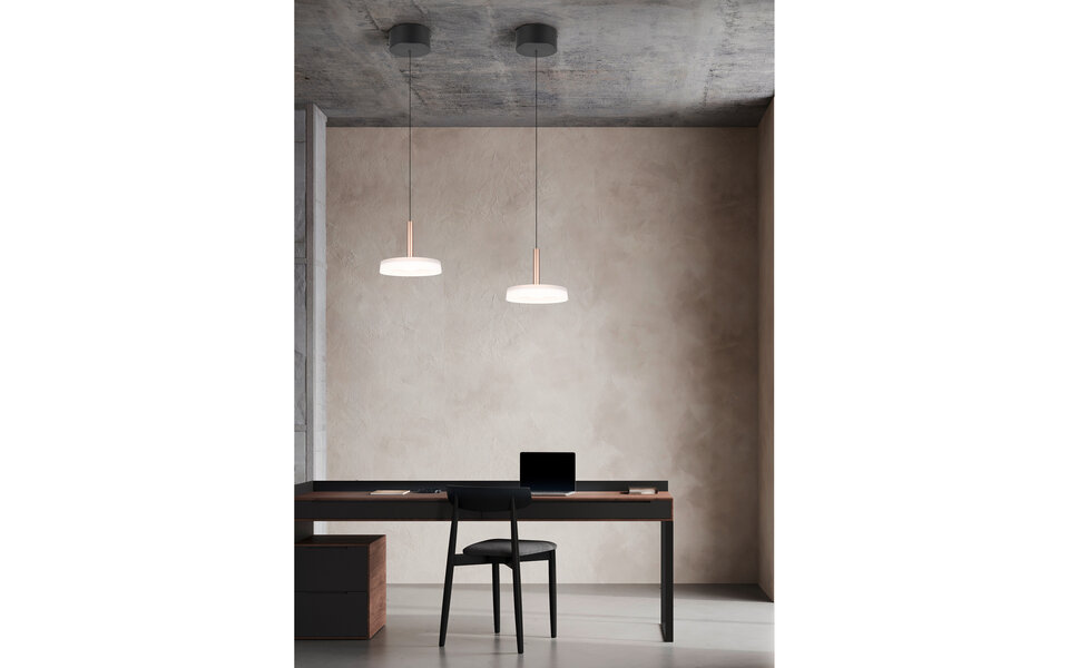 HLW LED Dimbare Metalen LED Hanglamp 10W - Warm Wit 3000K - Trion Lester