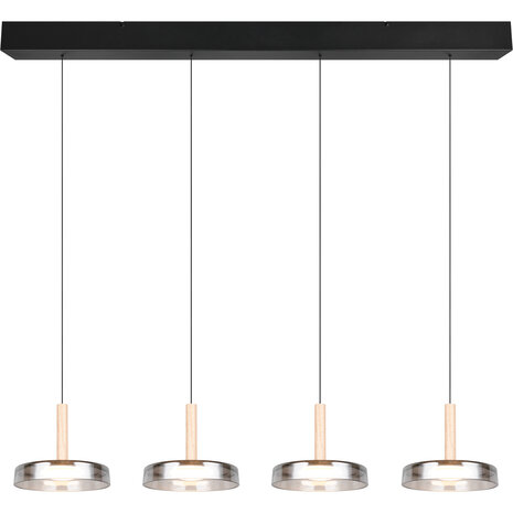 HLW LED Moderne Metalen Dimbare LED Hanglamp 30W - Zwart & Wit, Warm Wit Licht HLW LED Moderne Metalen Dimbare LED Hanglamp 30W - Zwart & Wit, Warm Wit Licht