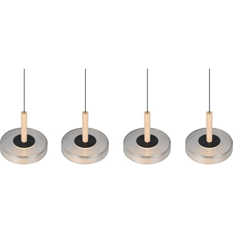 HLW LED Moderne Metalen Dimbare LED Hanglamp 30W - Zwart & Wit, Warm Wit Licht HLW LED Moderne Metalen Dimbare LED Hanglamp 30W - Zwart & Wit, Warm Wit Licht