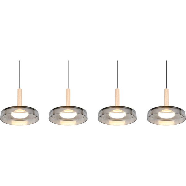 HLW LED Moderne Metalen Dimbare LED Hanglamp 30W - Zwart & Wit, Warm Wit Licht HLW LED Moderne Metalen Dimbare LED Hanglamp 30W - Zwart & Wit, Warm Wit Licht