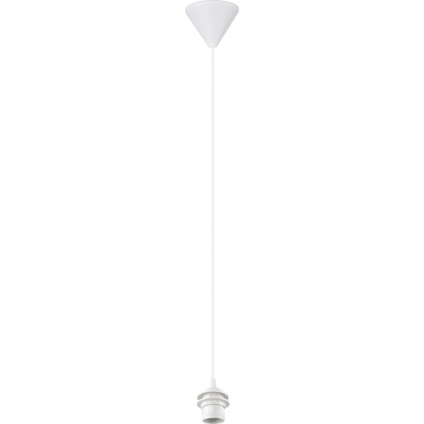 HLW LED Stoffen Witte LED Hanglamp met E27 fitting - Compacte LED lamp voor elk interieur