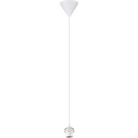 LED Hanglamp Trion Alpar - Witte Stoffen LED Hanglamp 12cm