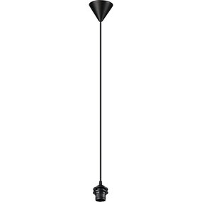Zwarte LED Hanglamp Trion Alpar - Rond, 12cm, E27 Fitting Zwarte LED Hanglamp Trion Alpar - Rond, 12cm, E27 Fitting