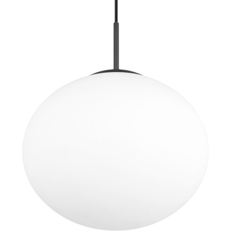 HLW LED Stijlvolle Zwarte LED Hanglamp - Metalen LED Hanglamp Trion Ferdi met E27