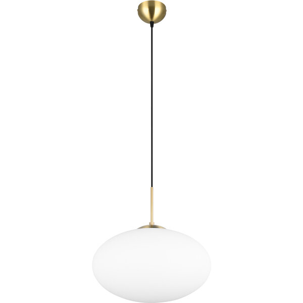 HLW LED Metalen Gouden LED Hanglamp Trion Ferdi – 1-lichts, E27, 40cm Rond HLW LED Metalen Gouden LED Hanglamp Trion Ferdi – 1-lichts, E27, 40cm Rond