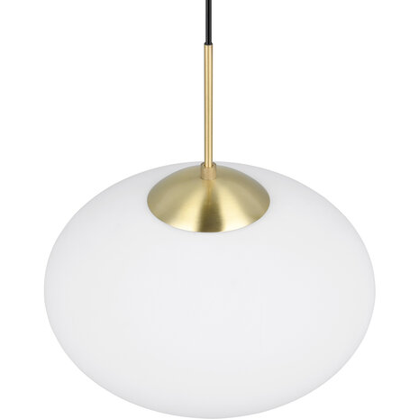 HLW LED Metalen Gouden LED Hanglamp Trion Ferdi – 1-lichts, E27, 40cm Rond HLW LED Metalen Gouden LED Hanglamp Trion Ferdi – 1-lichts, E27, 40cm Rond