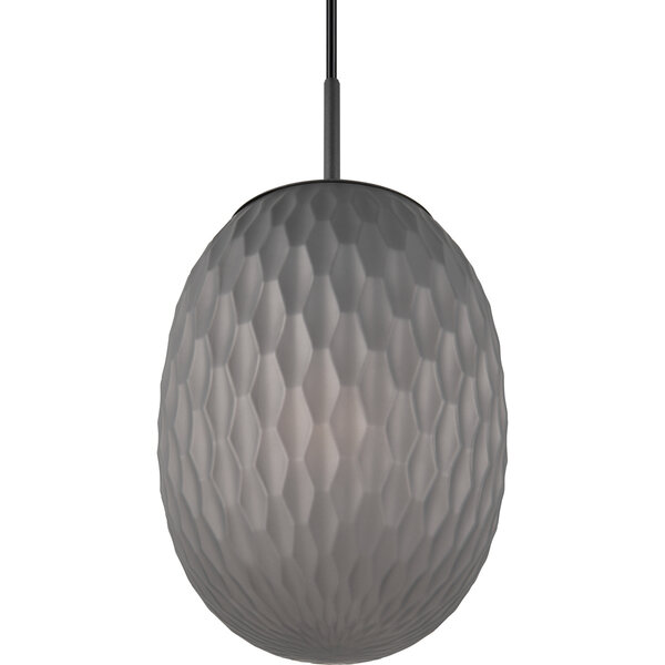 HLW LED Zwarte LED Hanglamp - Metalen LED Hanglamp met Rookkleurig Glas en E27 Fitting HLW LED Zwarte LED Hanglamp - Metalen LED Hanglamp met Rookkleurig Glas en E27 Fitting