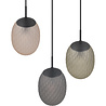 HLW LED Zwarte Metalen LED Hanglamp - 3-lichts E27 fitting, Mat Zwart, Trion Feget