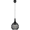 HLW LED Zwarte Metalen LED Hanglamp Trion Sorana - Rond, E27, Verstelbaar HLW LED Zwarte Metalen LED Hanglamp Trion Sorana - Rond, E27, Verstelbaar