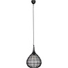 HLW LED Metalen LED Hanglamp Trion Sorana - Zwarte 1-lichts E27 Hangverlichting 42 cm HLW LED Metalen LED Hanglamp Trion Sorana - Zwarte 1-lichts E27 Hangverlichting 42 cm