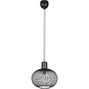 HLW LED Zwarte Metalen LED Hanglamp Trion Alia - 33cm, E27, 1-lichts HLW LED Zwarte Metalen LED Hanglamp Trion Alia - 33cm, E27, 1-lichts