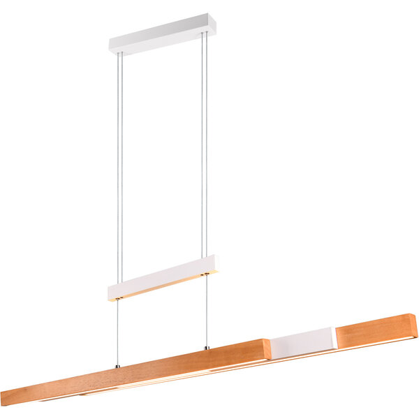 HLW LED 45W LED Hanglamp - Mat Wit, Metalen LED Hanglamp Trion Trojan Up and Down