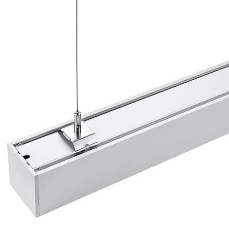 HLW LED 40W LED Hanglamp Kozolux Tina - Witte Lineaire LED lamp 120cm met 3in1 CCT