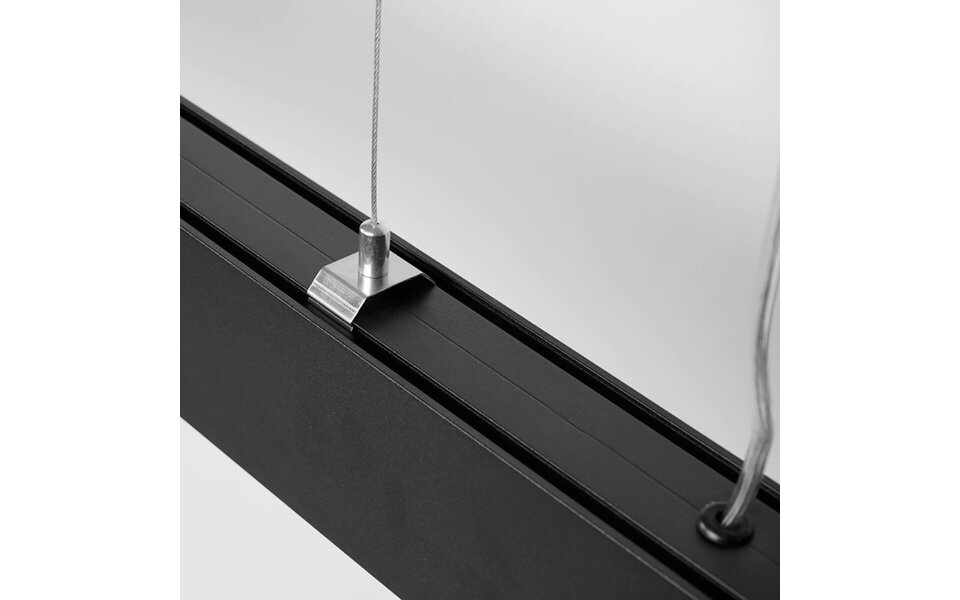 HLW LED Lineaire LED Hanglamp 40W - Zwart & Wit, Helder Daglicht Wit 6500K LED Lamp HLW LED Lineaire LED Hanglamp 40W - Zwart & Wit, Helder Daglicht Wit 6500K LED Lamp