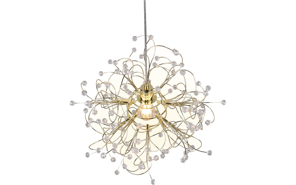 HLW LED Gouden LED Hanglamp Mat Goud - E27 Fitting, Verstelbare LED Lamp