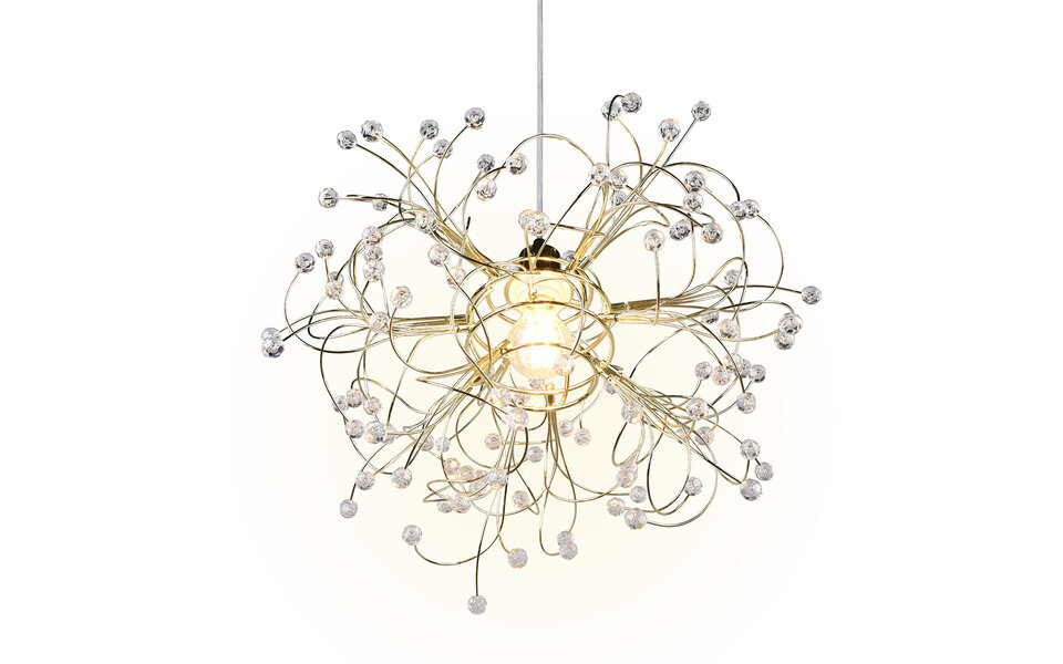 HLW LED Gouden LED Hanglamp Mat Goud - E27 Fitting, Verstelbare LED Lamp