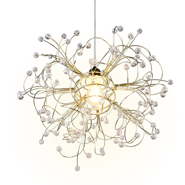 HLW LED Gouden LED Hanglamp Mat Goud - E27 Fitting, Verstelbare LED Lamp