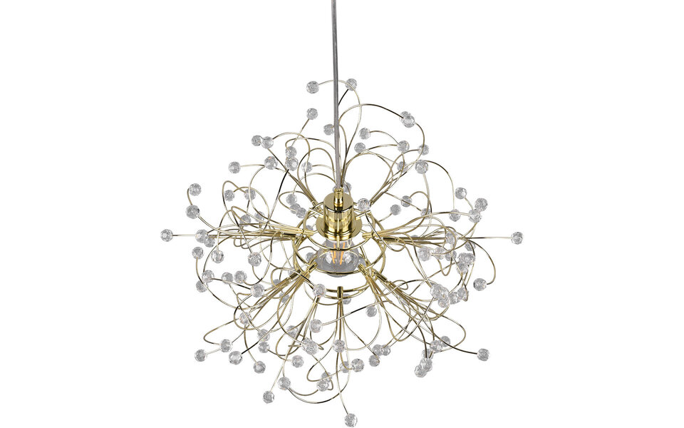 HLW LED Gouden LED Hanglamp Mat Goud - E27 Fitting, Verstelbare LED Lamp