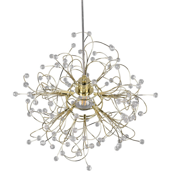 HLW LED Gouden LED Hanglamp Mat Goud - E27 Fitting, Verstelbare LED Lamp