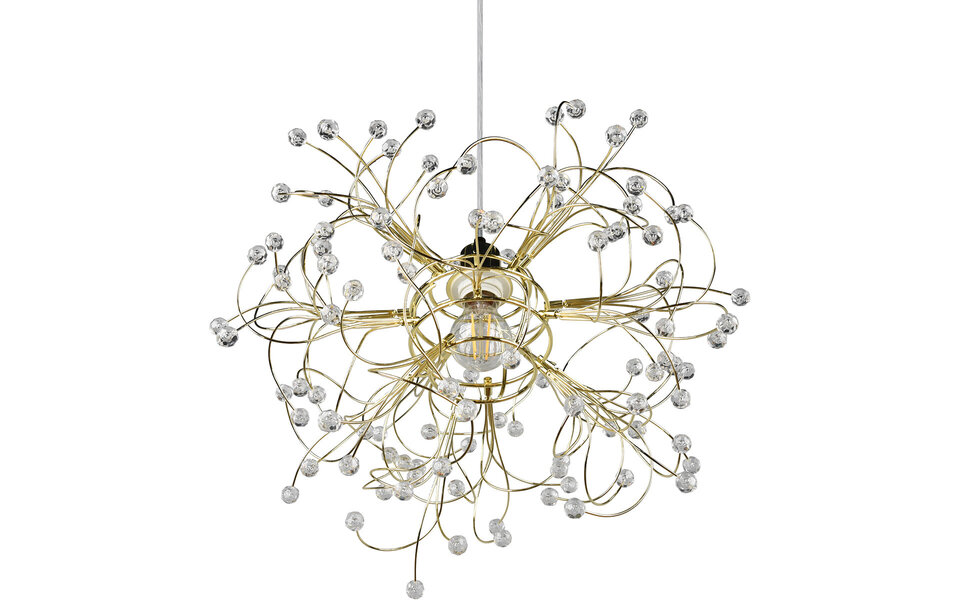 HLW LED Gouden LED Hanglamp Mat Goud - E27 Fitting, Verstelbare LED Lamp